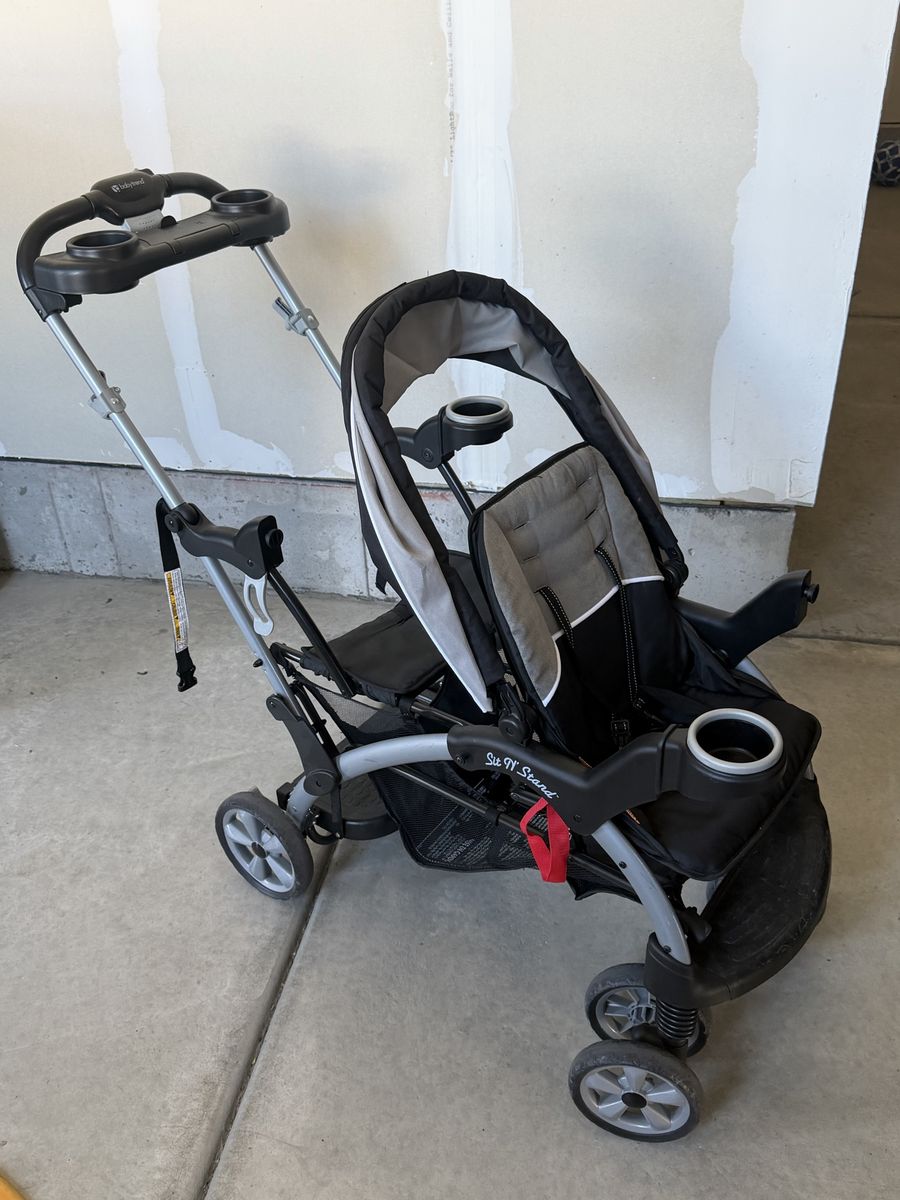 Baby Trend Sit N' Stand Double Stroller - Up to 100 pounds!