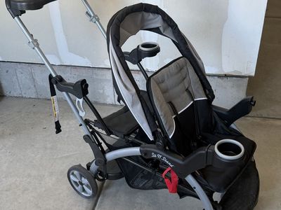 Baby Trend Sit N' Stand Double Stroller - Up to 100 pounds!