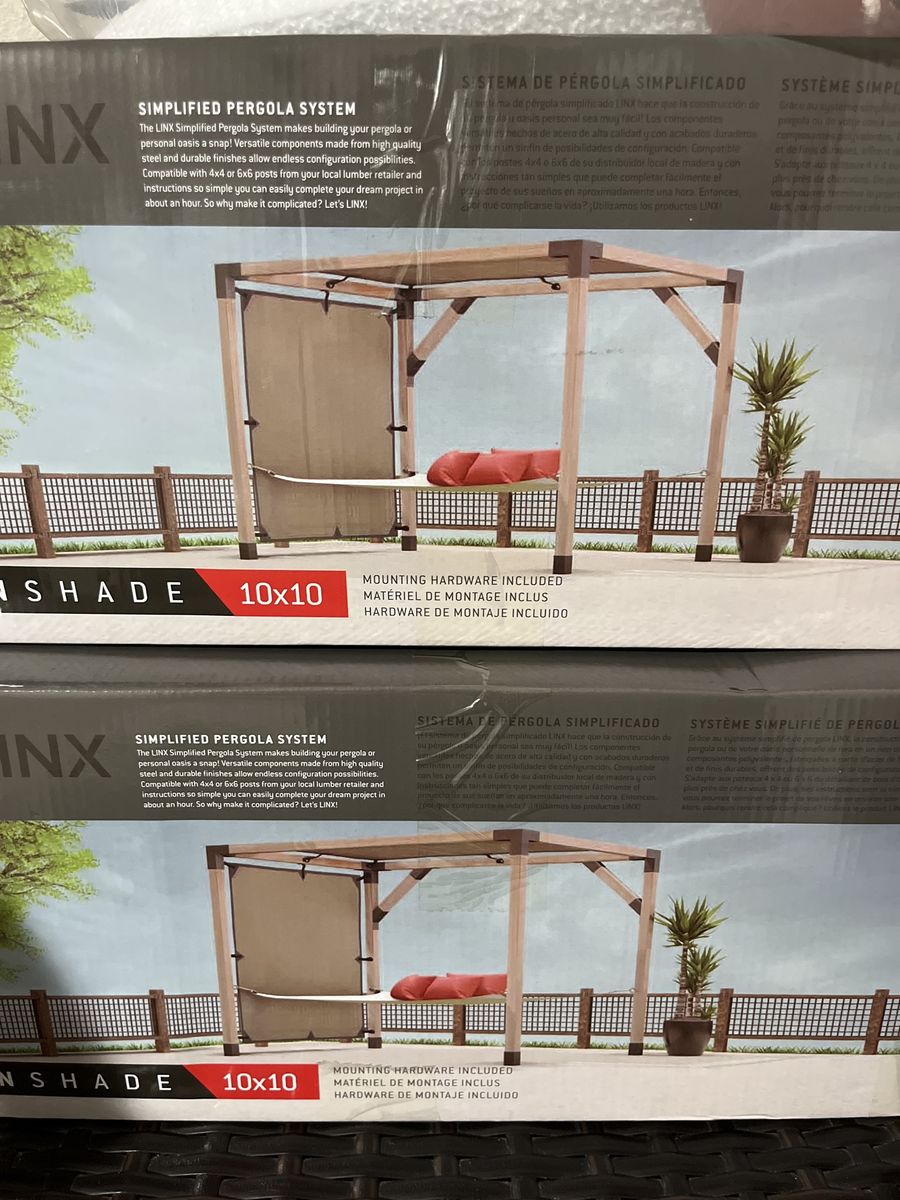 10x10 sunshade cover