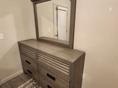 Crown Mark Sarter Gray Dresser