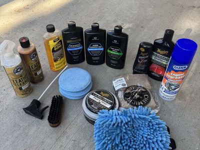 Car Detailing Supplies Bundle Meguiar's Chemical Guys TriNova