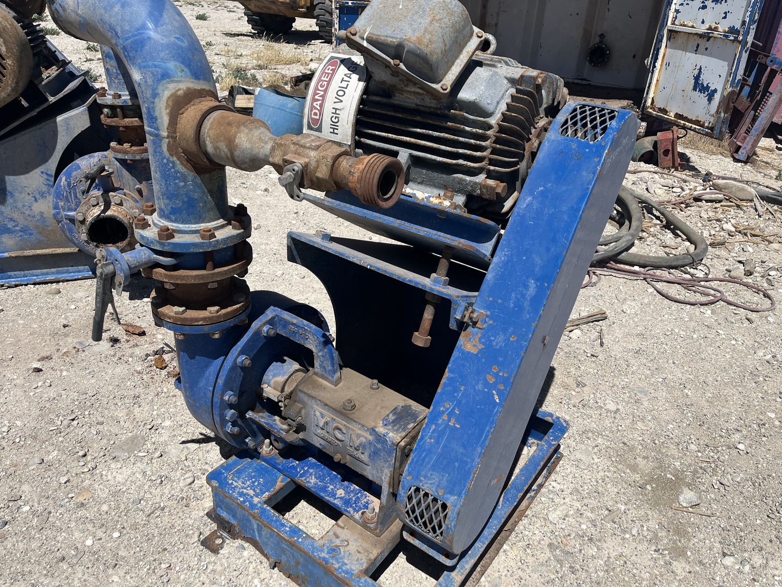 MGM Centrifigal pumps (2) with motors and gearboxes