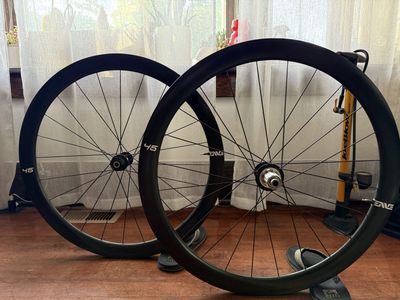ENVE 45 Carbon Road Bike Wheels - Industry Nine Hubs - Excellent Condition