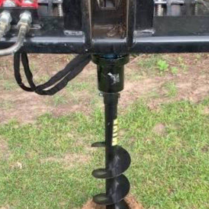 new mini skid steer auger with 2 bits
