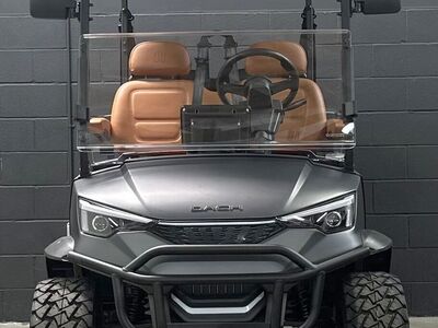 Solar Powered Lithium Golf Cart! The Falcon 2+2 W/Apple Carplay!