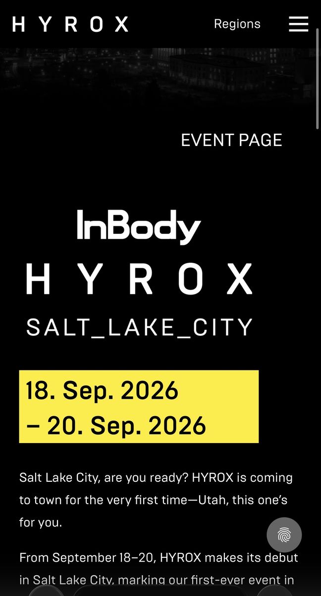 Men’s Hyrox solo ticket