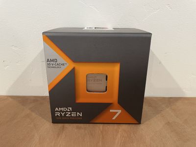 New sealed AMD Ryzen 7800X3D 8-core 3D cache AM5 gaming CPU processor Desktop PC 5.0 GHz Radeon GPU