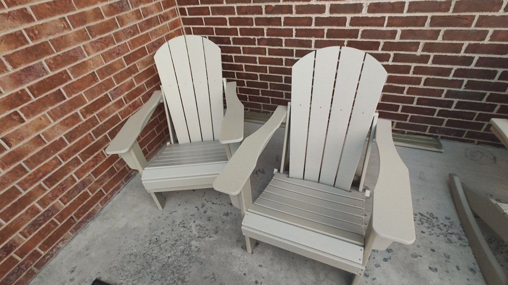 2 new Adirondack outdoor patio chairs HDPE Westin Trends