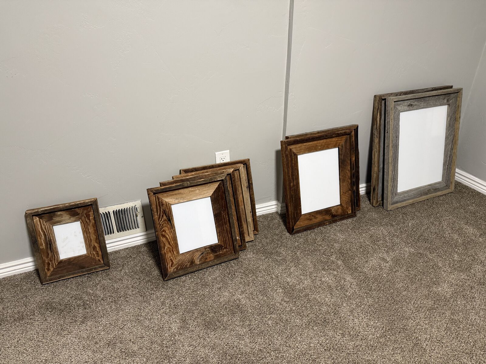 Custom Reclaimed Barnwood Picture Frames