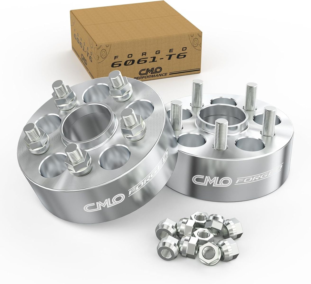 2 Piece 2" Wheel Spacers 15-24 Edge, 21-24 Mustang Mach-E, 22-24 Maverick, Land Rover, Lincoln