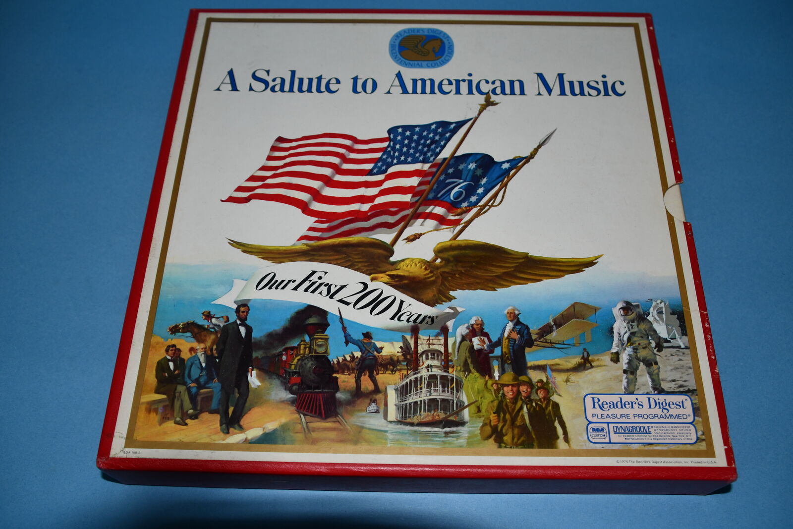 VINTAGE "A SALUTE TO AMERICAN MUSIC" VINYL RECORDS ~ 12 RECORDS ~ ALL FOR $5!