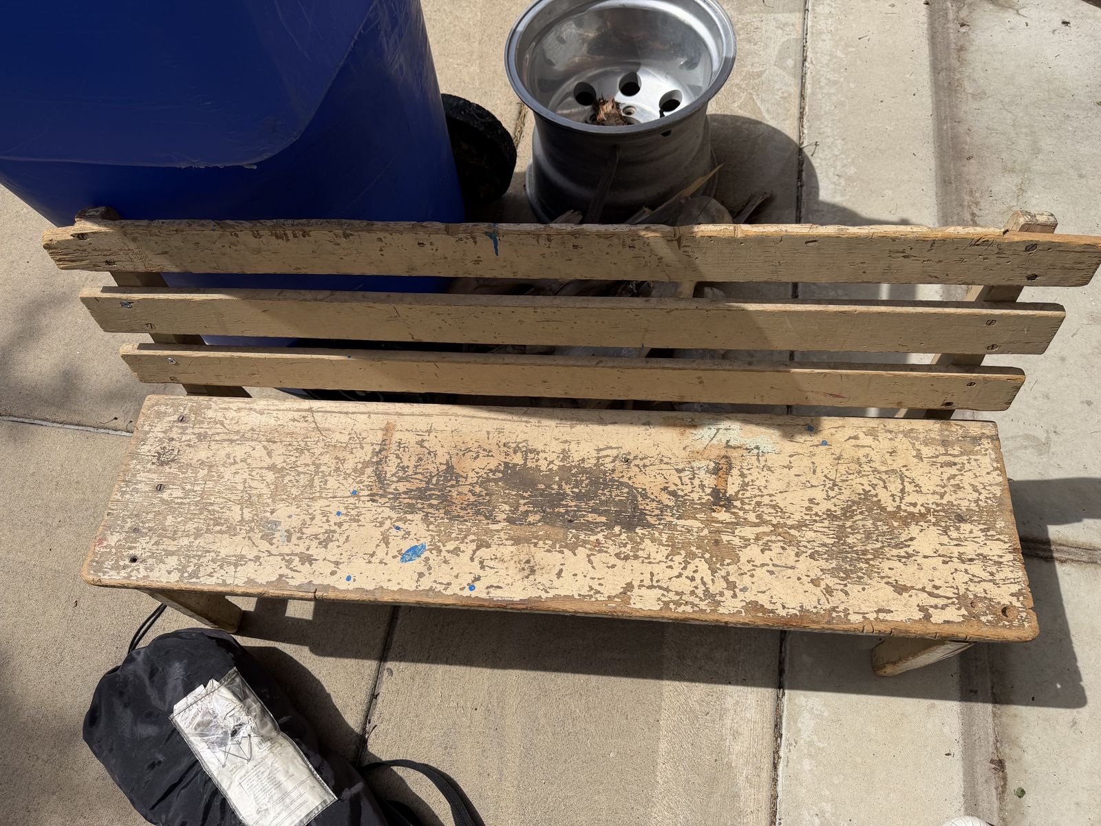 Old Ogden 20th/4th Ward Jr. Sunday School Bench