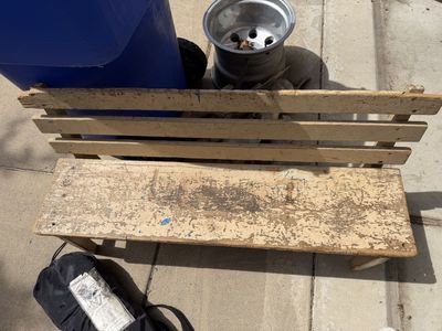 Old Ogden 20th/4th Ward Jr. Sunday School Bench