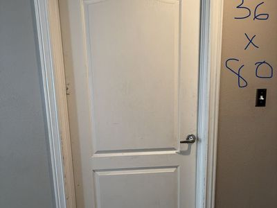 2-Panel Arch Interior Doors - Left Swing