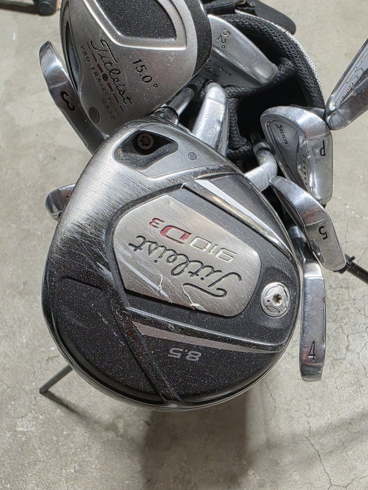 Titleist & Srixon Vokey Design Complete Golf Club Set with Bag - Used