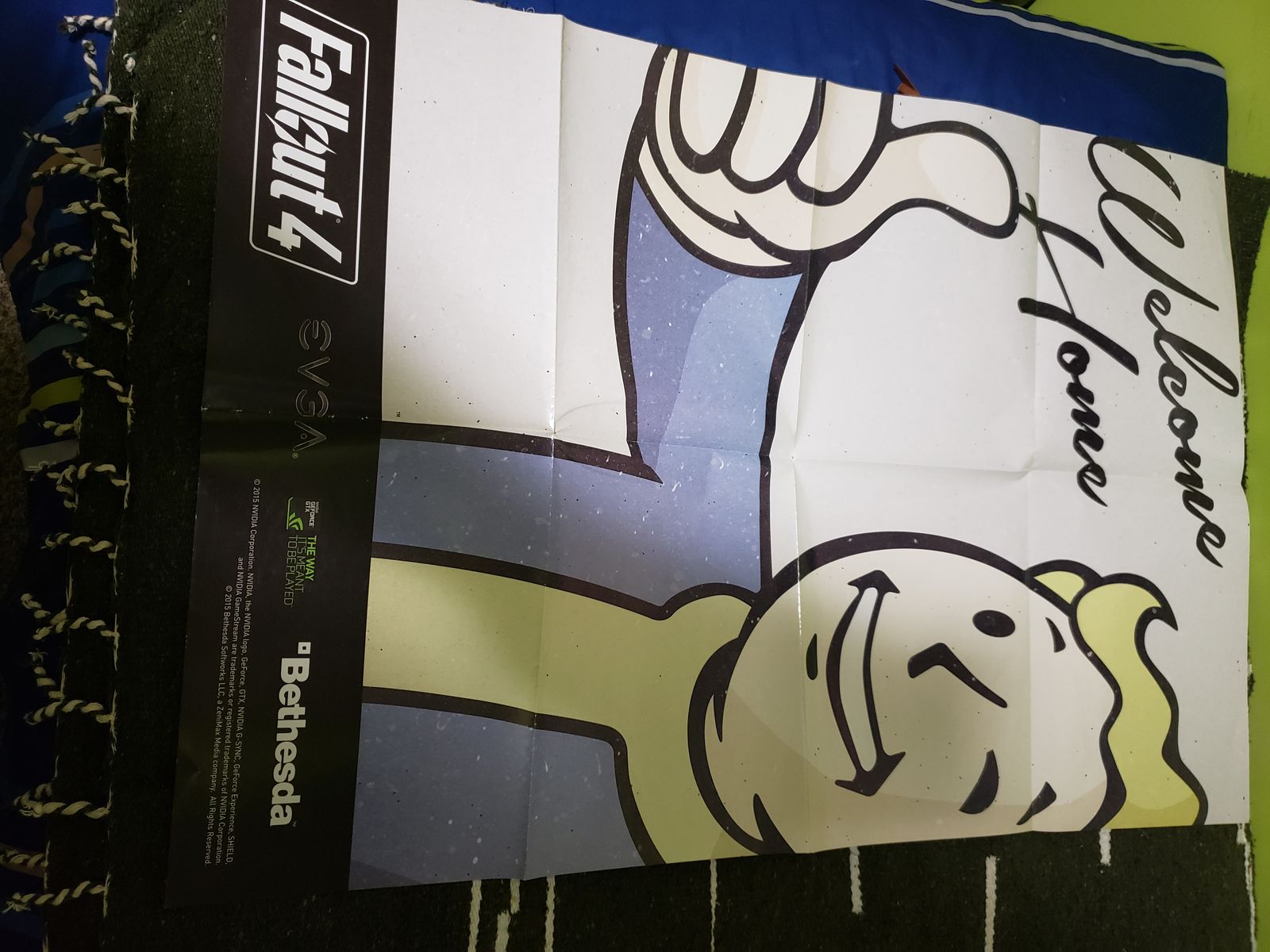 FALLOUT Rare Double Sided Nvidia Poster