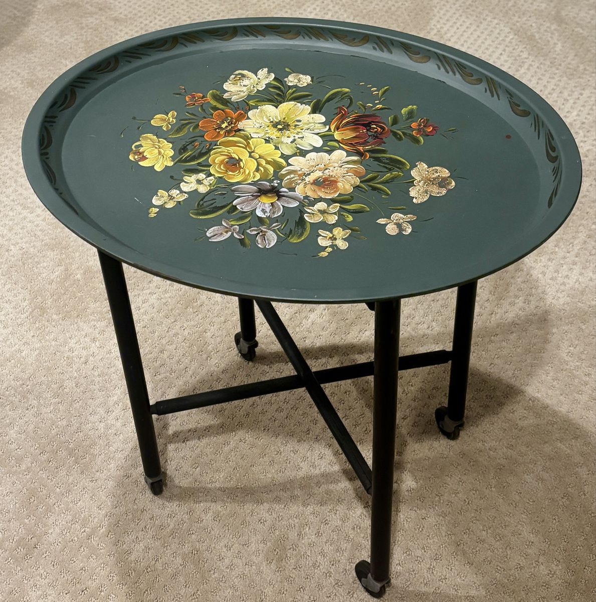 Antique tray table