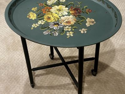 Antique tray table