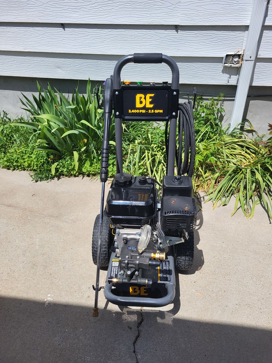 BE Power Equipment 3400 PSI Pressure Washer Like New