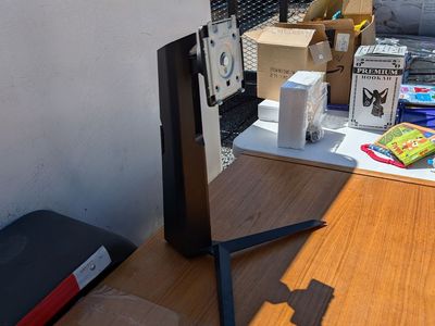 LG UltraGear Monitor Stand - Black, VESA Mount Compatible, Height Adjustable