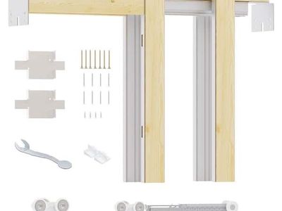ARK DESIGN Universal Pocket Door Frame Kit 18–36" x 80" – Soft Close
