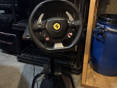 Thrustmaster Ferrari F458 Spider Racing Wheel & Pedal Set for PS4/PS5