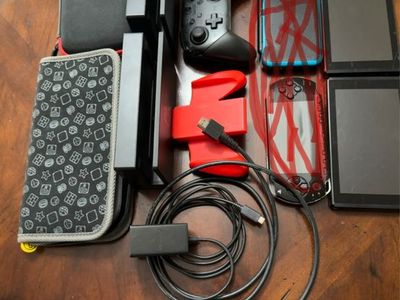 Nintendo Switch and some other accessories