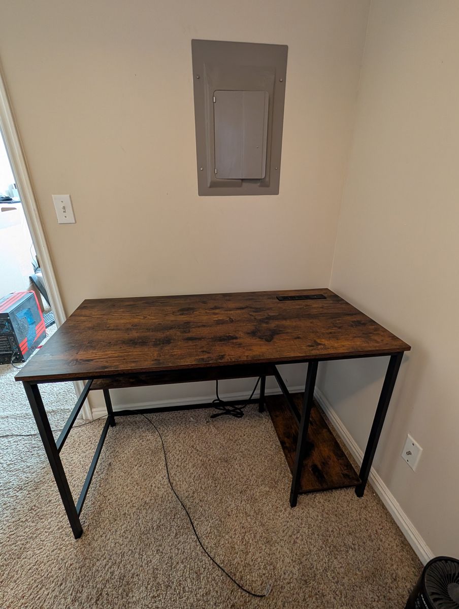Desk with Charging Station