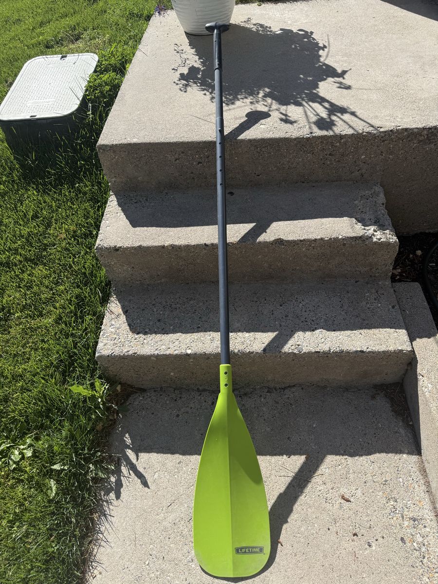 Lifetime Adjustable Paddleboard/Kayak Paddle - Green Blade