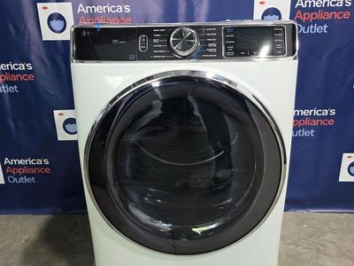 GE Profile Smart Front-Load Gas Dryer with Steam and Sanitize Cycle (White), 28-Inch Wide, 7.8 Cu. Ft.