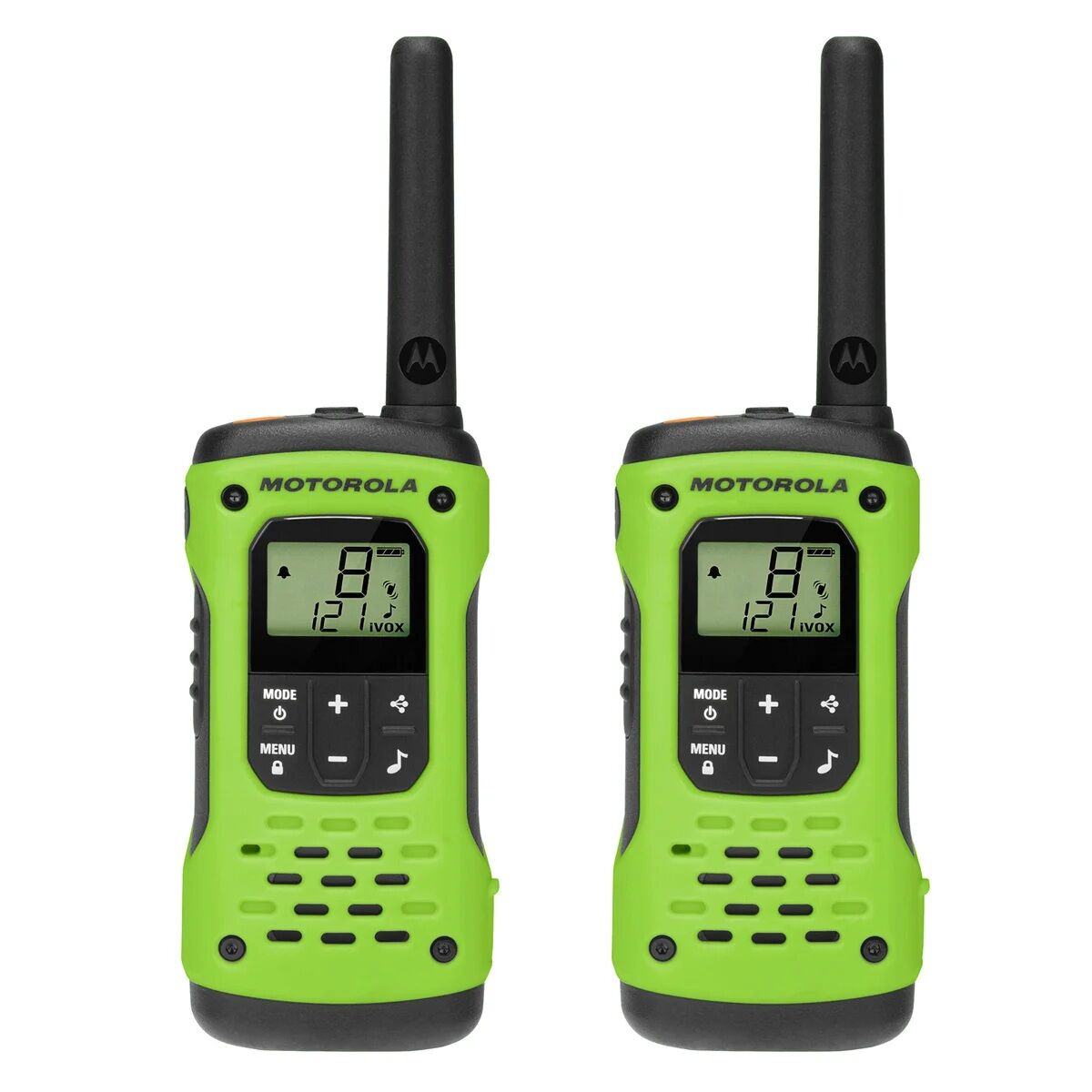 Motorola T600-H2O Up to 35 Miles IP67 Waterproof 2-Way Radios, Green 1793201 #96873