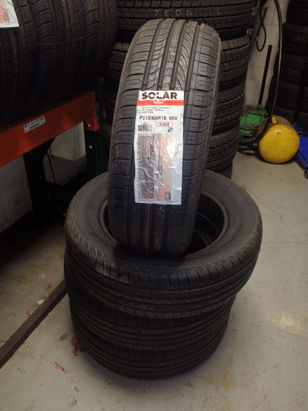 215/60R16 SOLAR 4XS SET OF NEW TIRES