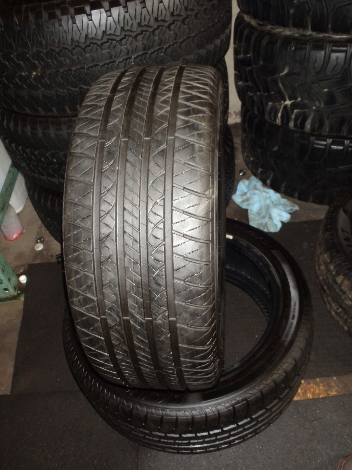 235/45R18 DOUGLAS TOURING A/S PAIR OF TWO USED TIRES