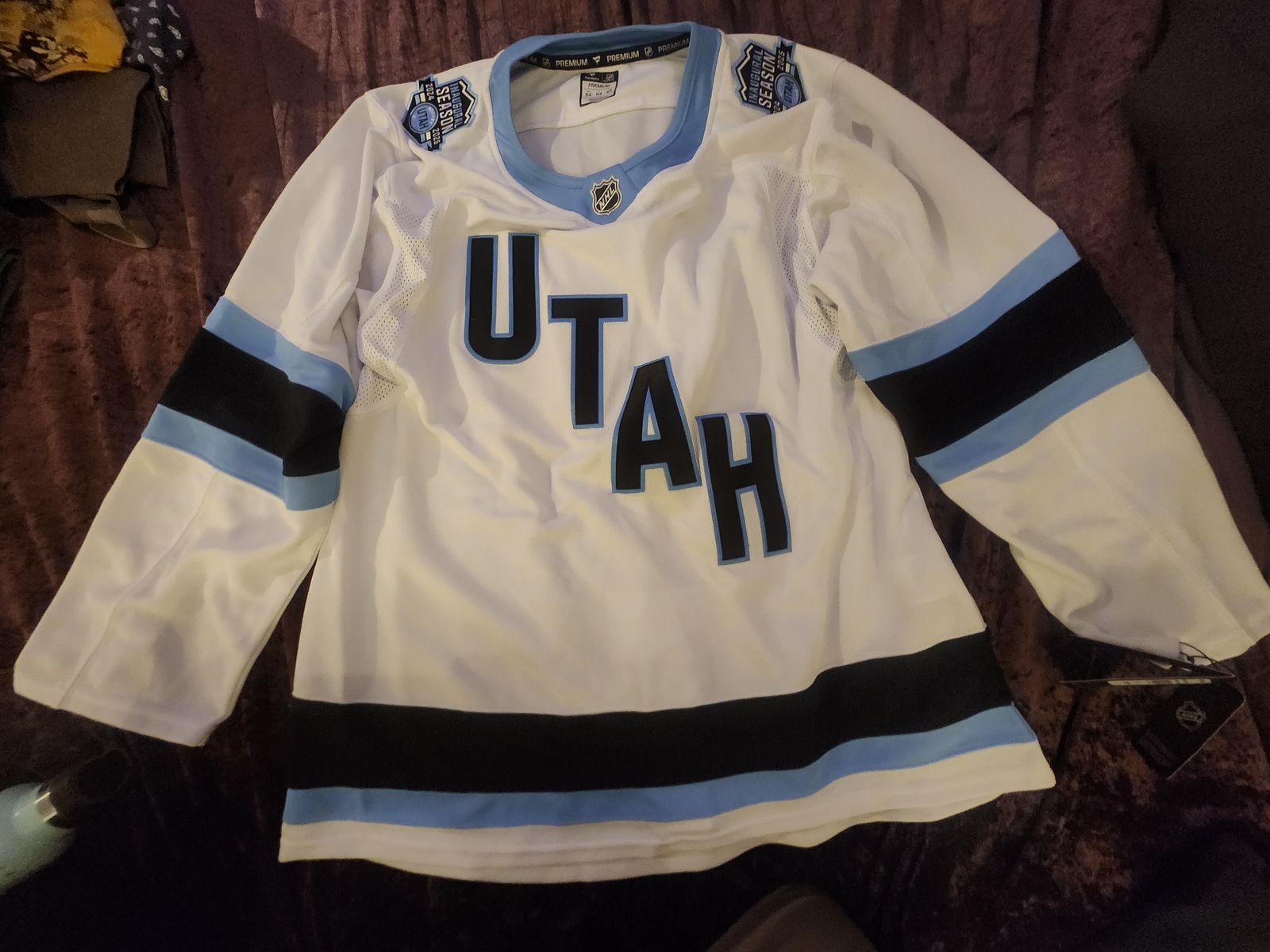 Utah Hockey  Club Inaugural Season Away Jersey-Sizes 54, 52
