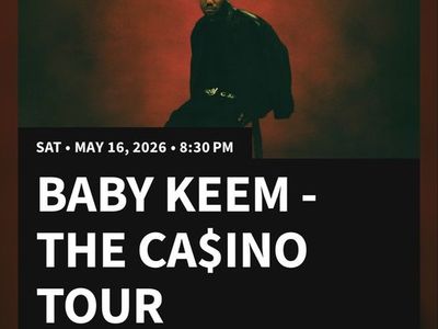 Baby Keem Casino Tour ticket 5/16 SLC