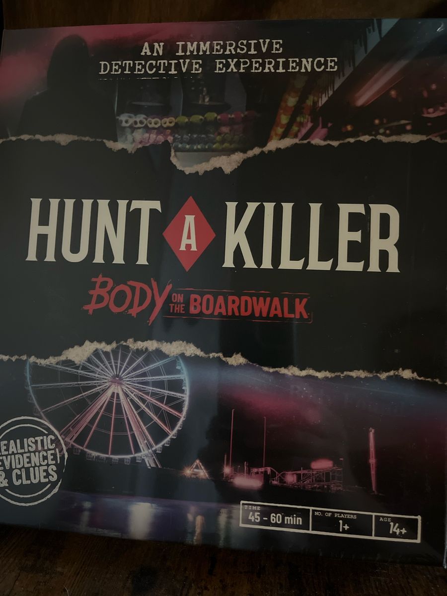 Hunt A Killer: Body On The Boardwalk Immersive Detective Experience (Ages 14+, 1+ Players)