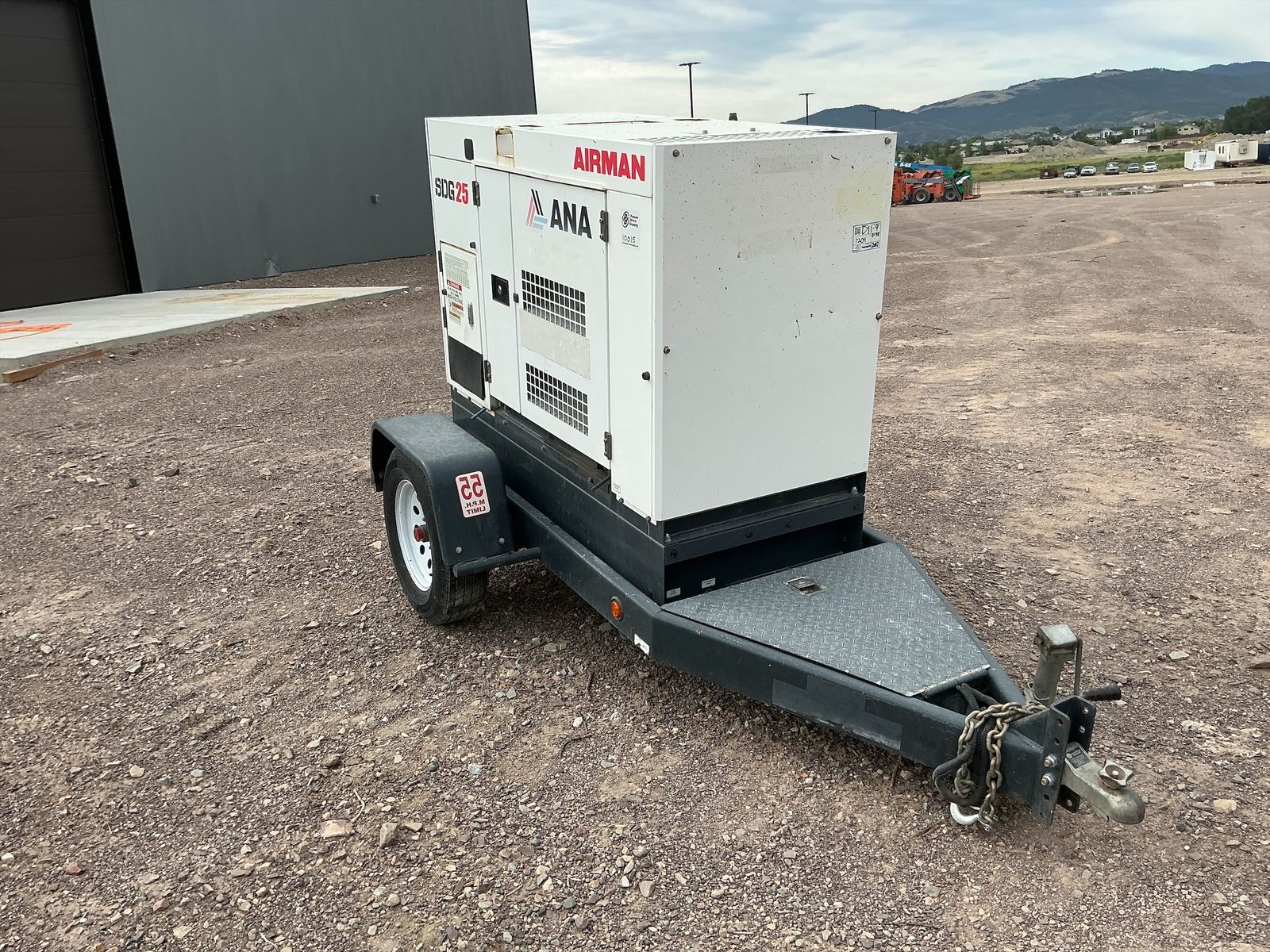 2019 Airman 25 kVA Mobile Generator Set Stock #10015