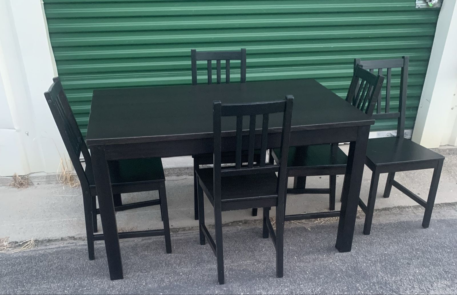Like New IKEA LANEBERG Extendable Dining Set + 5 STEFAN Chairs