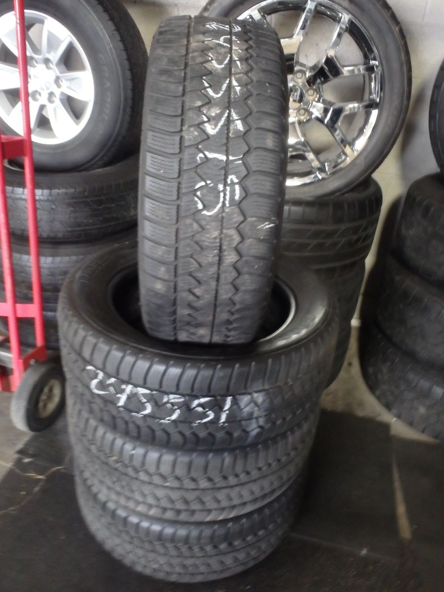 245/55R18 GOODYEAR EAGLE ENFORCER ALL WEATHER SET OF USED TIRES