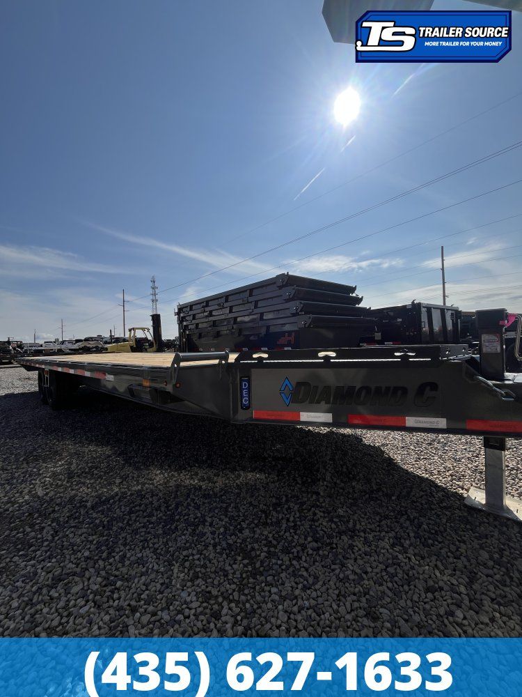 8.5x26 Diamond C DEC 208 Deckover Equipment Trailer - 18K GVWR - ABS Brakes