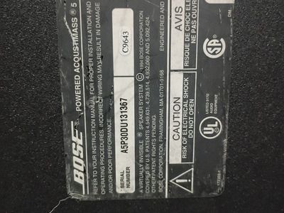Bose Powered Acoustimass 5 Series III Speaker System Subwoofer - Subwoofer only