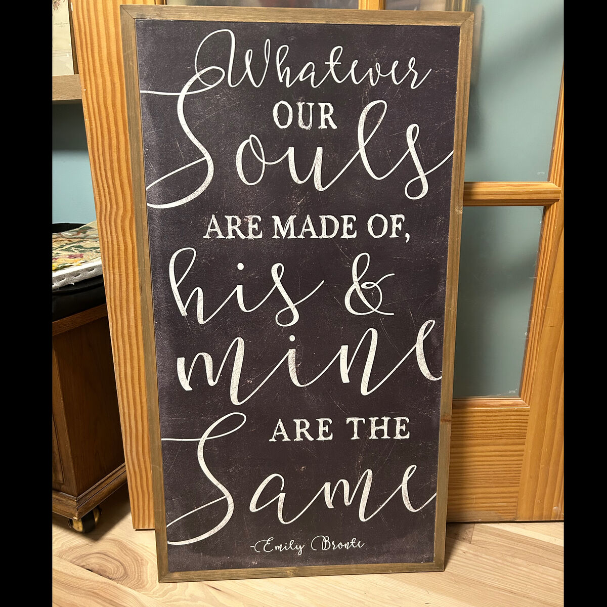 Wuthering Heights Emily Bronte Quote Canvas