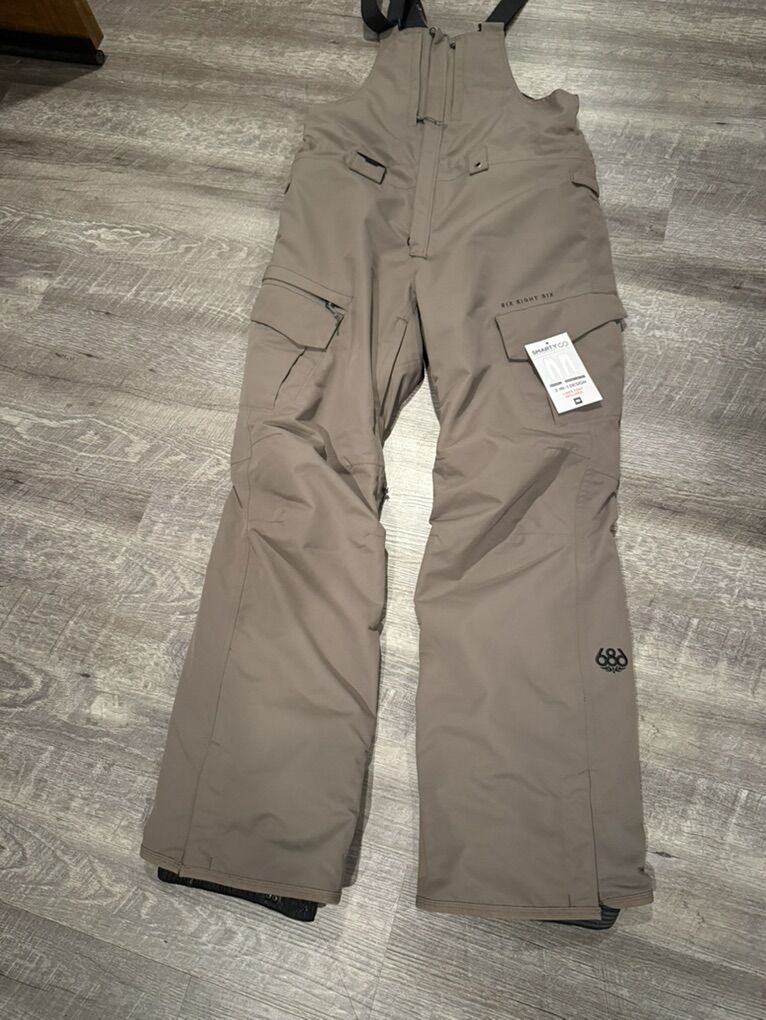 686 Snowboard Bibs - Mens Small