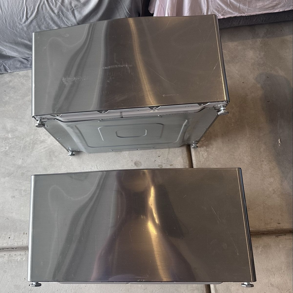 Stainless Steel LG Pedestal Storage Drawer Base Used