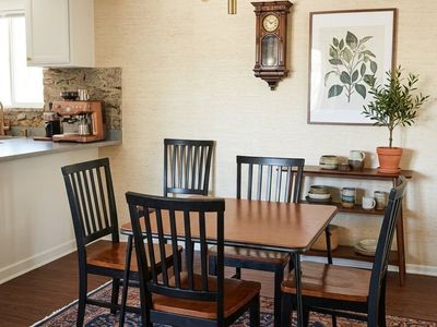 Good quality folding table with 4 chairs