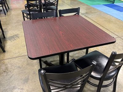 Restaurant tables and chair sets