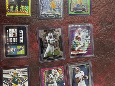 NFL Football Trading Cards - Panini Prizm, Select, Donruss Optic - Multiple Players & Teams