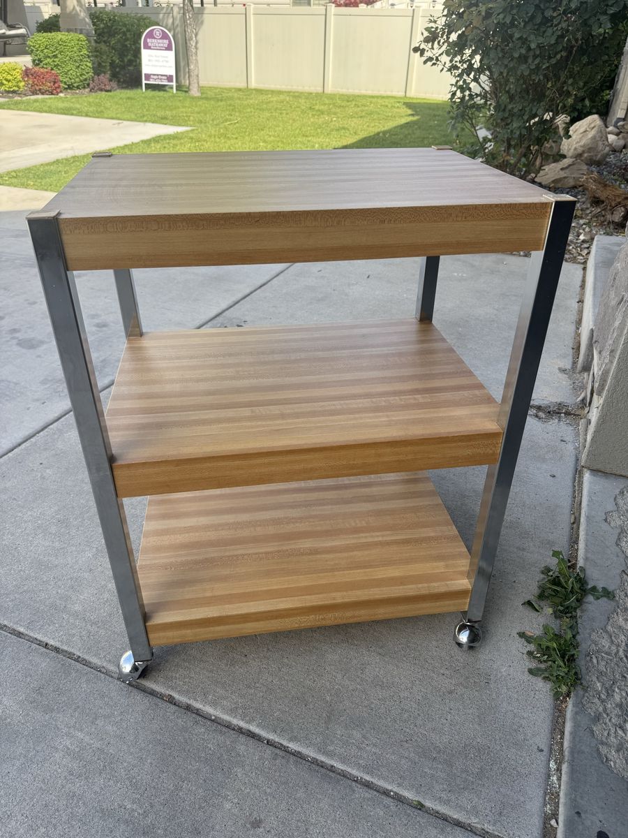 Shelf stand w/wheels $40 OBO