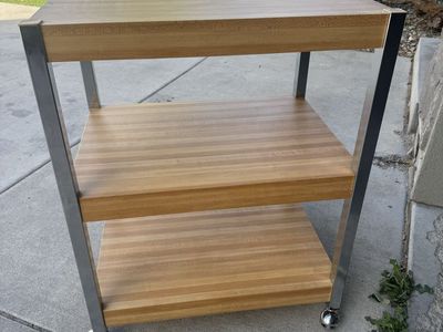 Shelf stand w/wheels $40 OBO