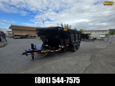 2026 Big Tex Trailers 7X14 TD 15.4K Telescopic HD Dump Trailer